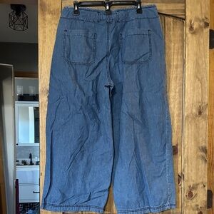 Cato Denim Blue Women's Cropped Pants